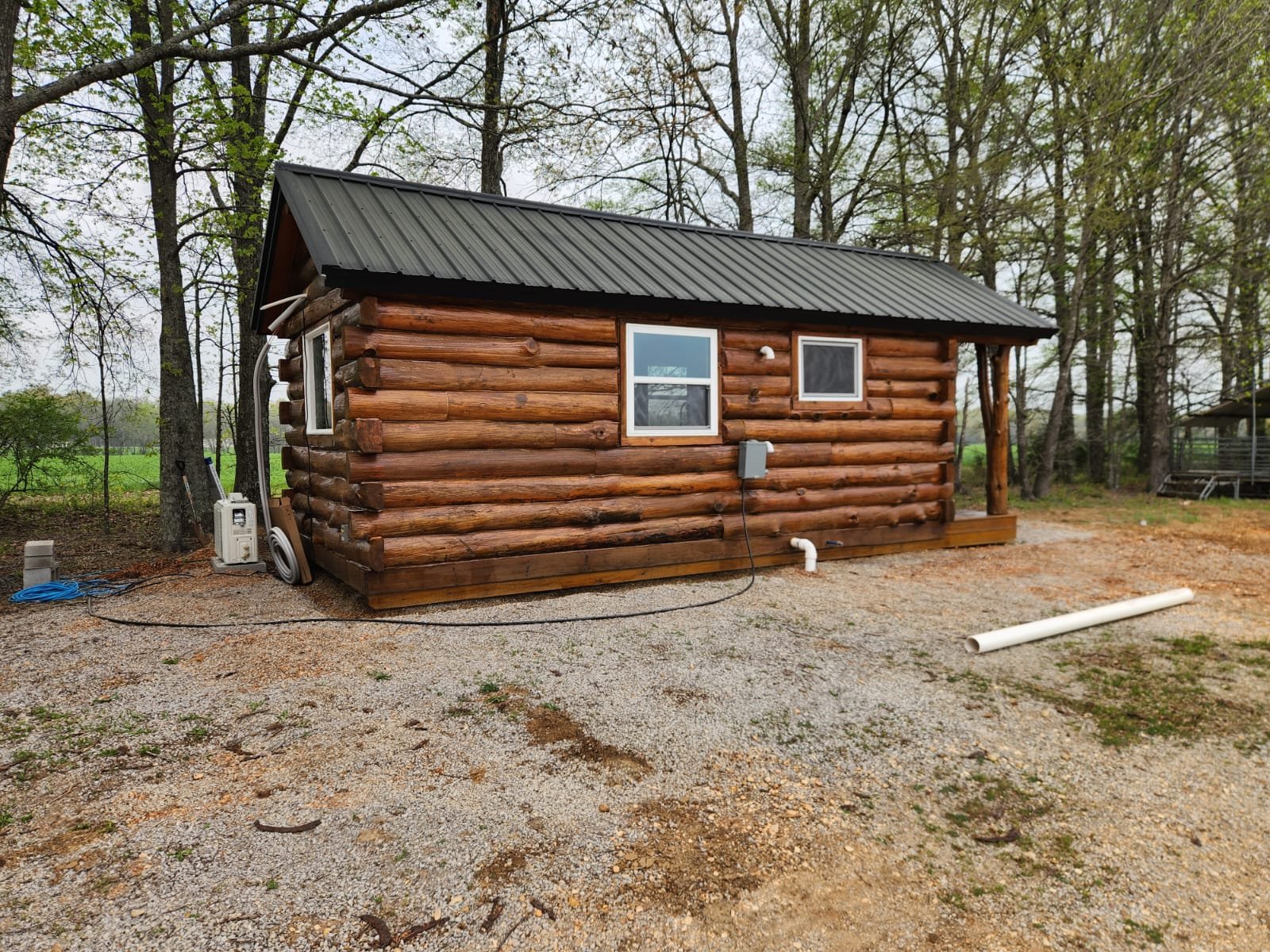 Timberstone cabin exterior